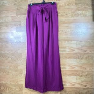 Harper and Gray Size Small Wide Leg Pants with Pockets & Tie Waist